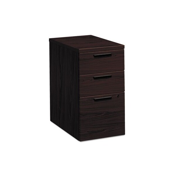 Hon HON, 10500 SERIES BOX/BOX/FILE MOBILE PEDESTAL, 15.75W X 22.75D X 28H, MAHOGANY 105102NN - main